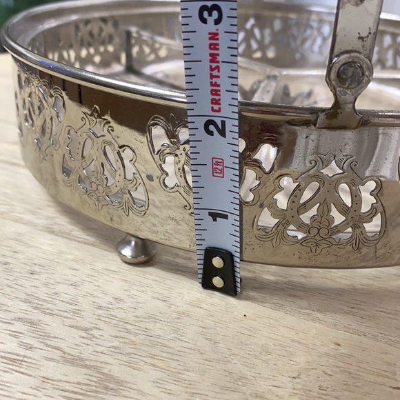 Vintage Silver and glass hors-d’œuvre dish - Picture 8 of 8